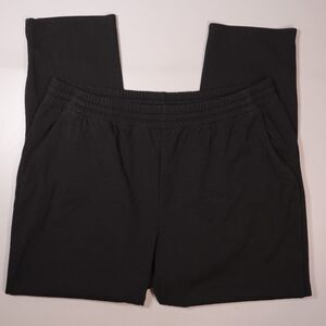 Adidas Squad Sweatpants Mens 2XL Black Pants Zip Leg Perforated Climalite Track